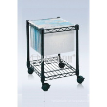 DIY Knockdown Powder Coating Metal arquivo de arquivo de armazenamento Trolley (CJ-A1208)